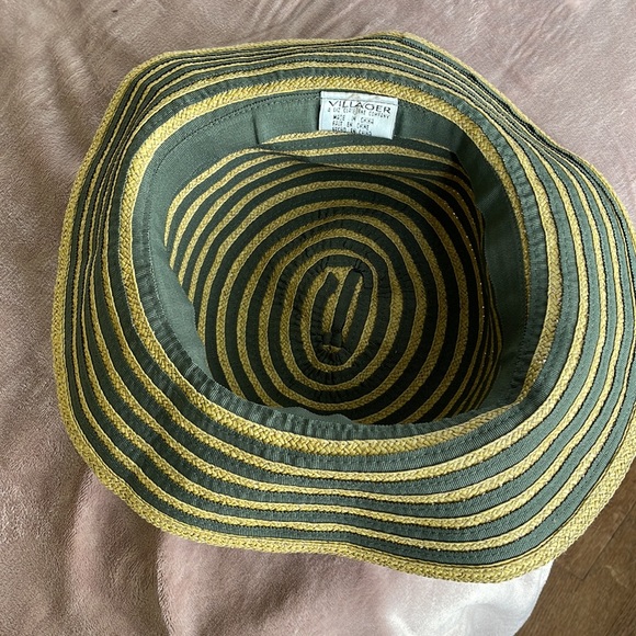 Vintage Striped Sun Hat - Picture 3 of 5